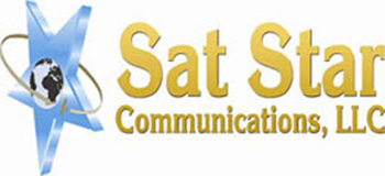 A yellow logo for sat study communication.